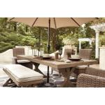 Beachcroft Dining Table with Umbrella Option Outlet Outdoor 20