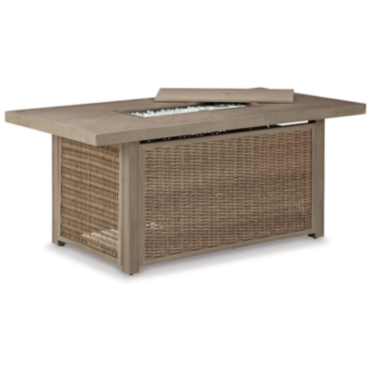 Beachcroft Fire Pit Table Outlet Outdoor 6
