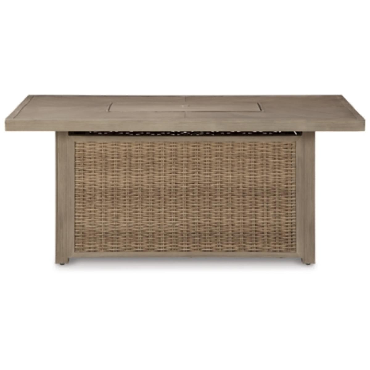 Beachcroft Fire Pit Table Outlet Outdoor 7