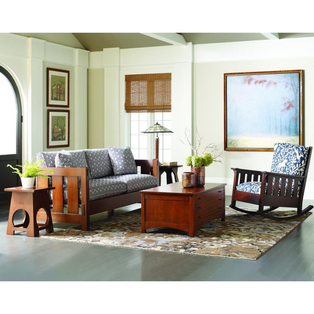 Harvey Ellis Storage Cocktail Table Cocktail & Coffee Tables Customizable 5