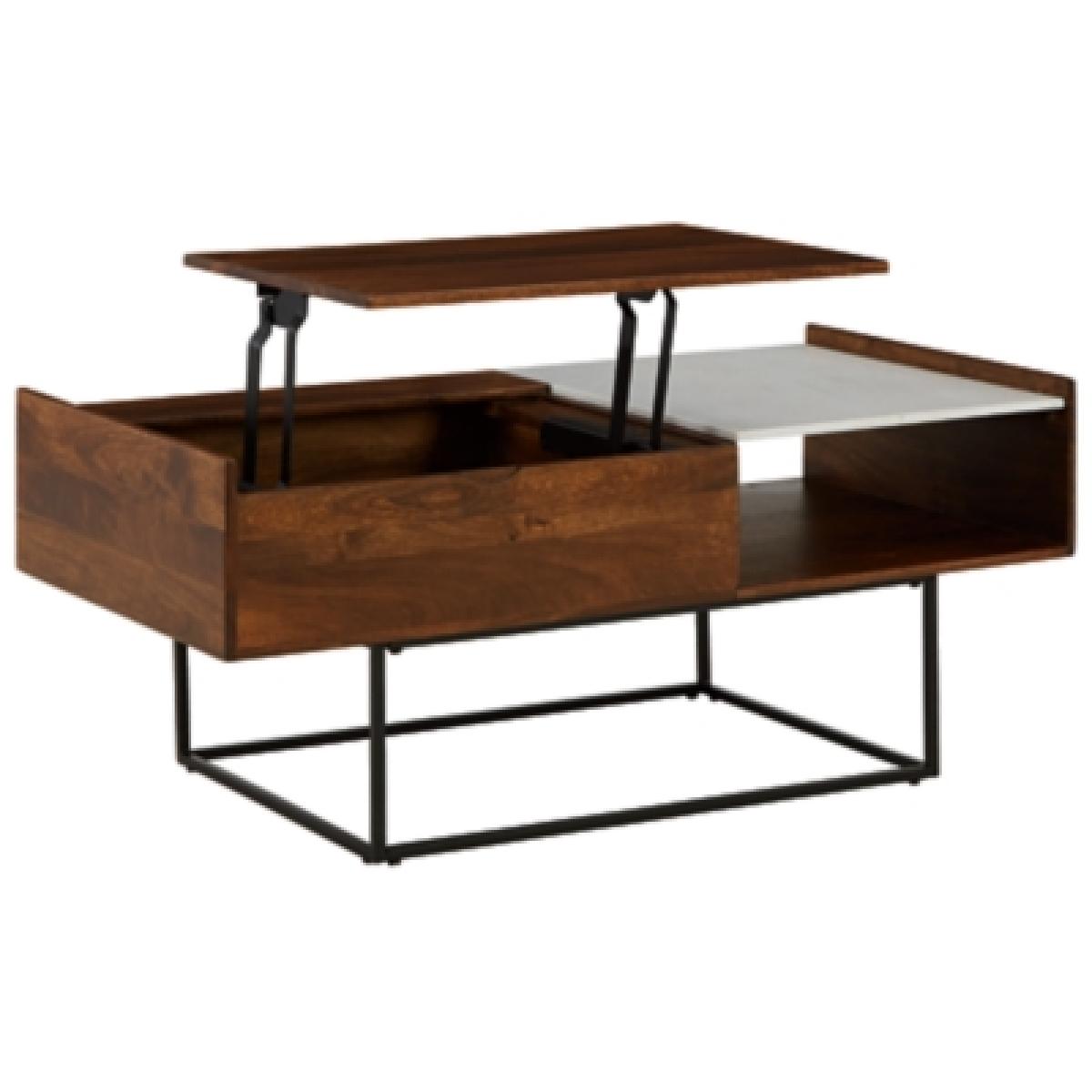 Rusitori Lift-Top Coffee Table Outlet Tables 7