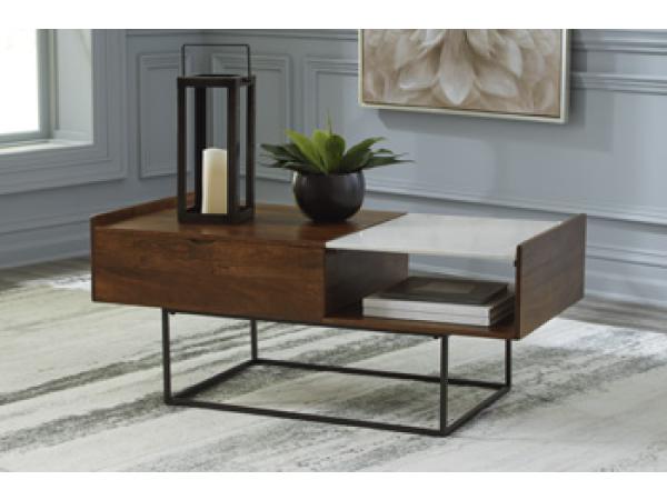 Rusitori Lift-Top Coffee Table Outlet Tables