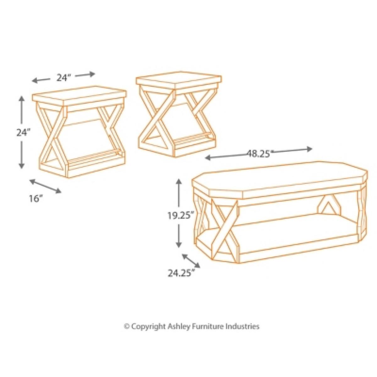 Radilyn Table (Set of 3) Outlet Tables 9