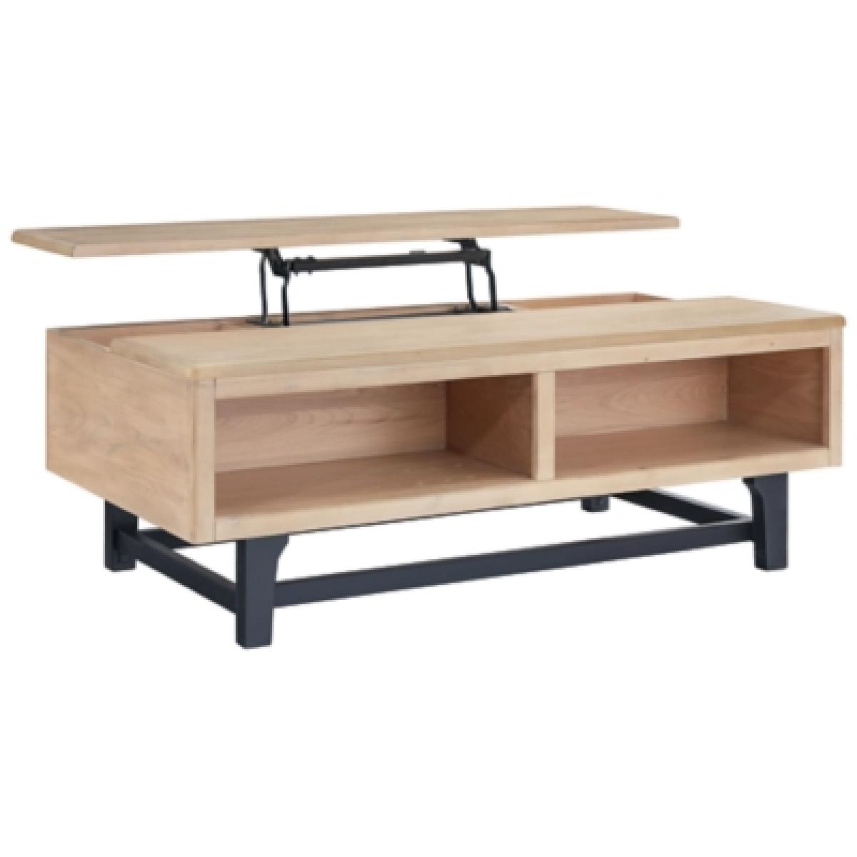 Freslowe Lift-Top Coffee Table Outlet Tables 7