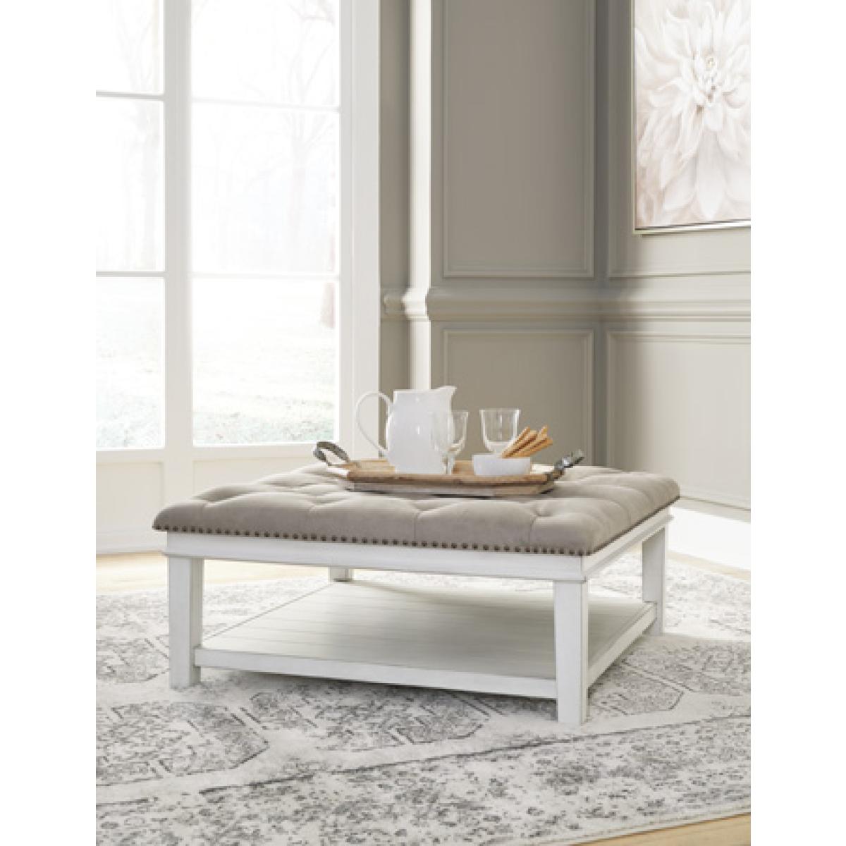Kanwyn Upholstered Ottoman Coffee Table Outlet Tables 4