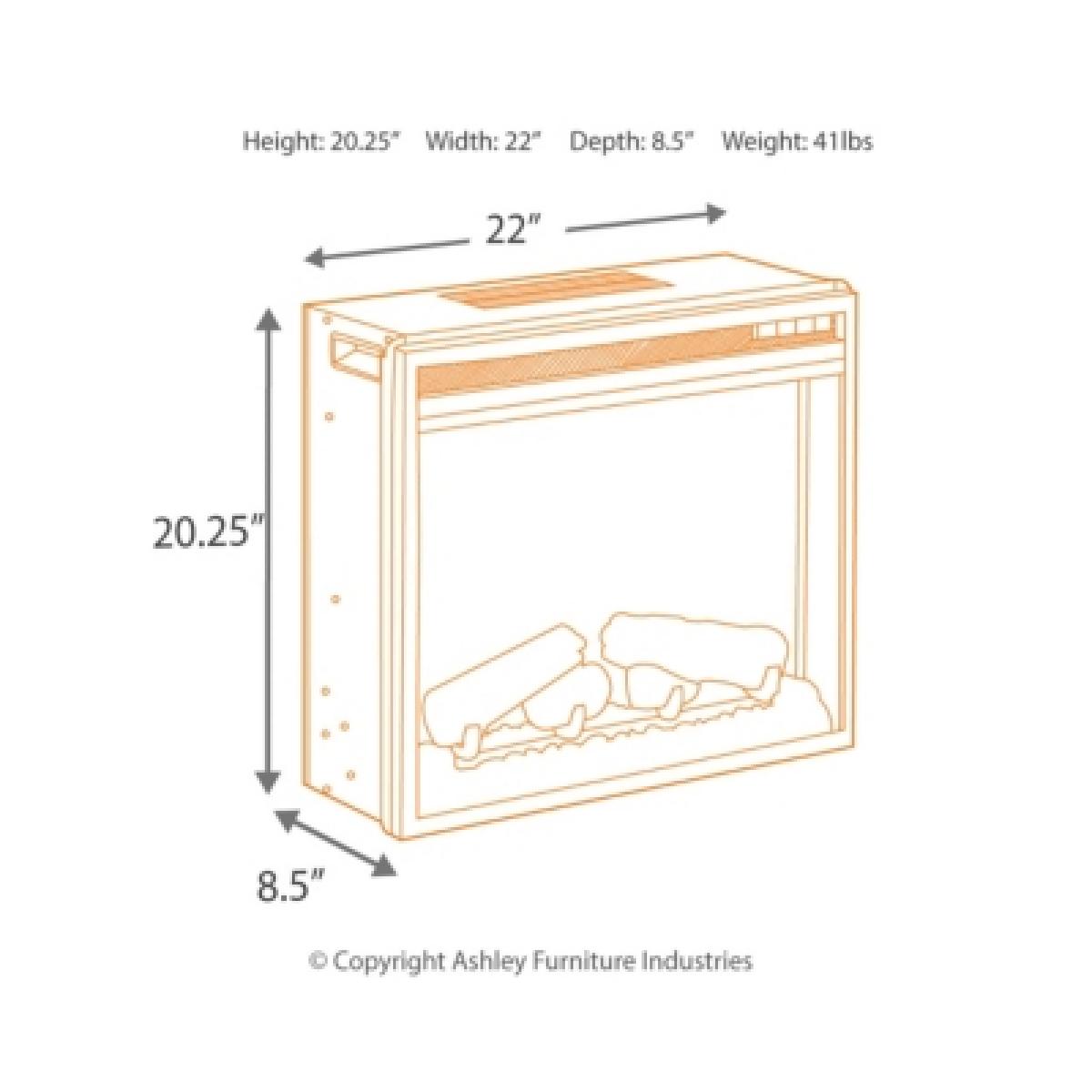 Entertainment Accessories Electric Fireplace Insert Outlet Entertainment 12