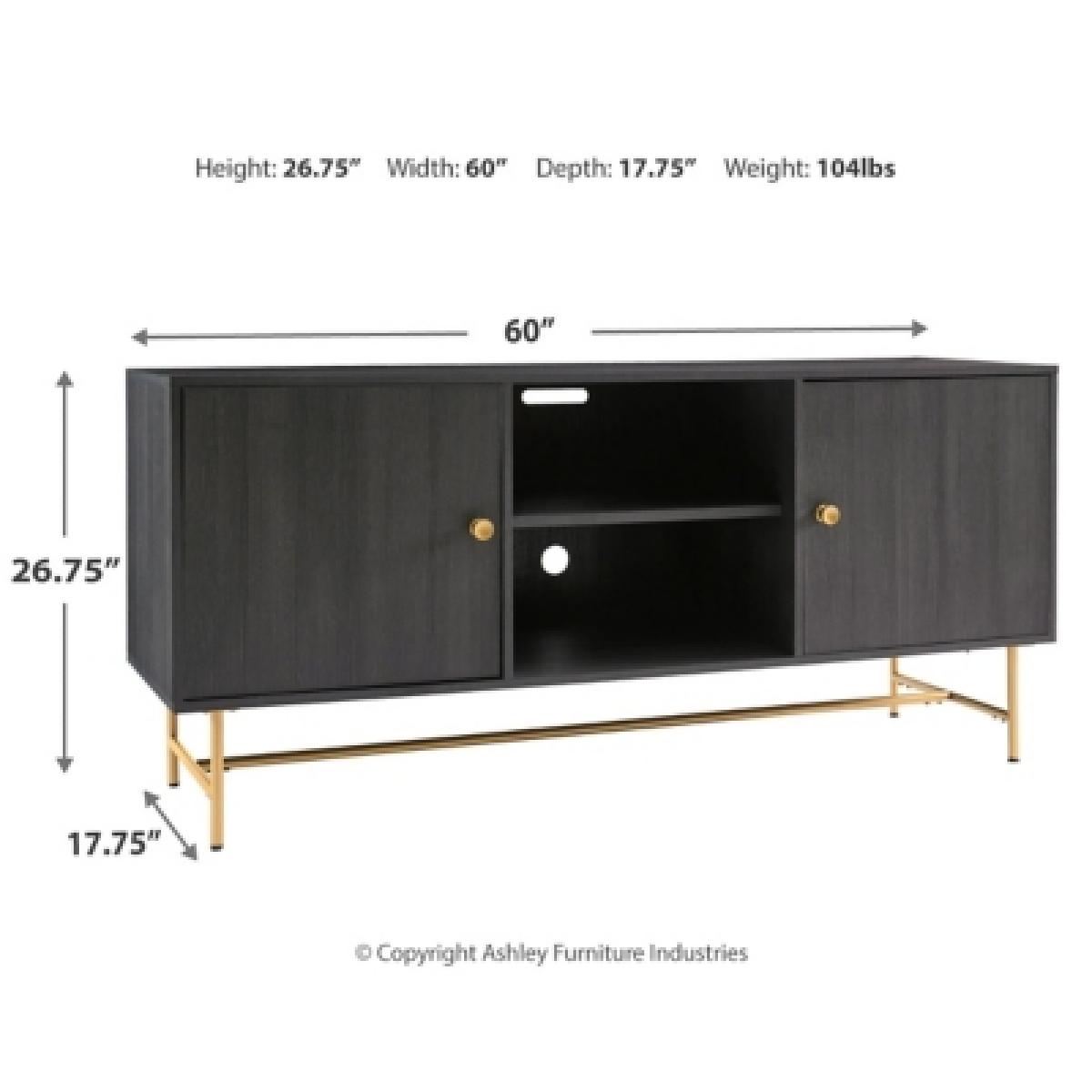 Yarlow 60″ TV Stand Outlet Entertainment 11