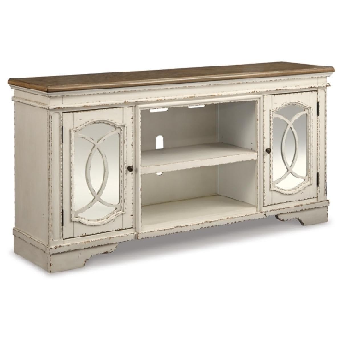 Realyn 74″ TV Stand Outlet Entertainment 5