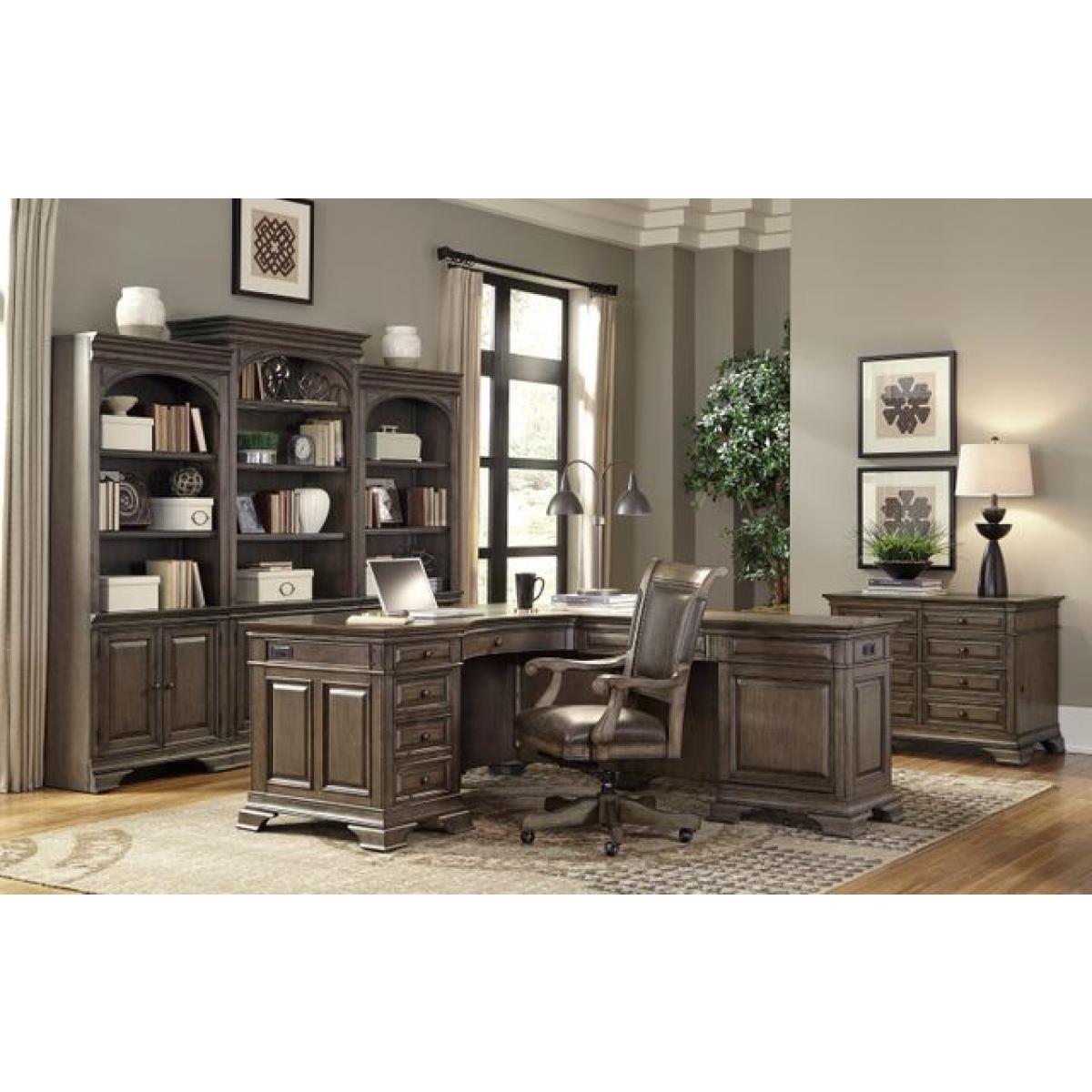 Arcadia Truffle Office Arm Chair Office Chairs Aspen Home 5