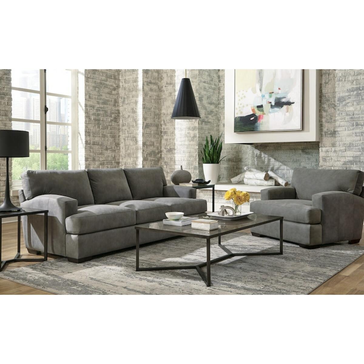 CM Leather Sofa L785350BD Sofas Craftmaster Furniture 6