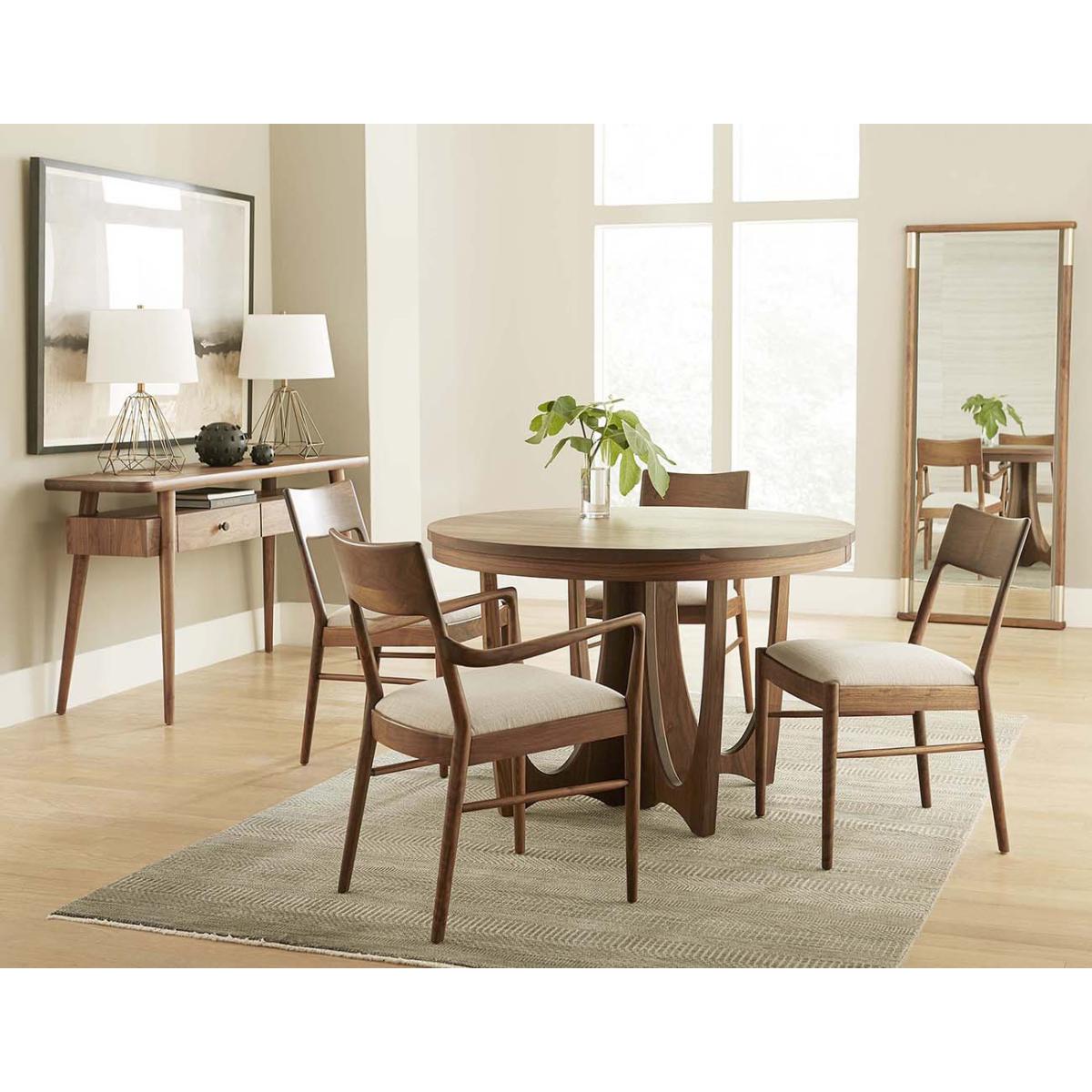 Walnut Grove Round Dining Table Dining Tables Stickley Furniture 5
