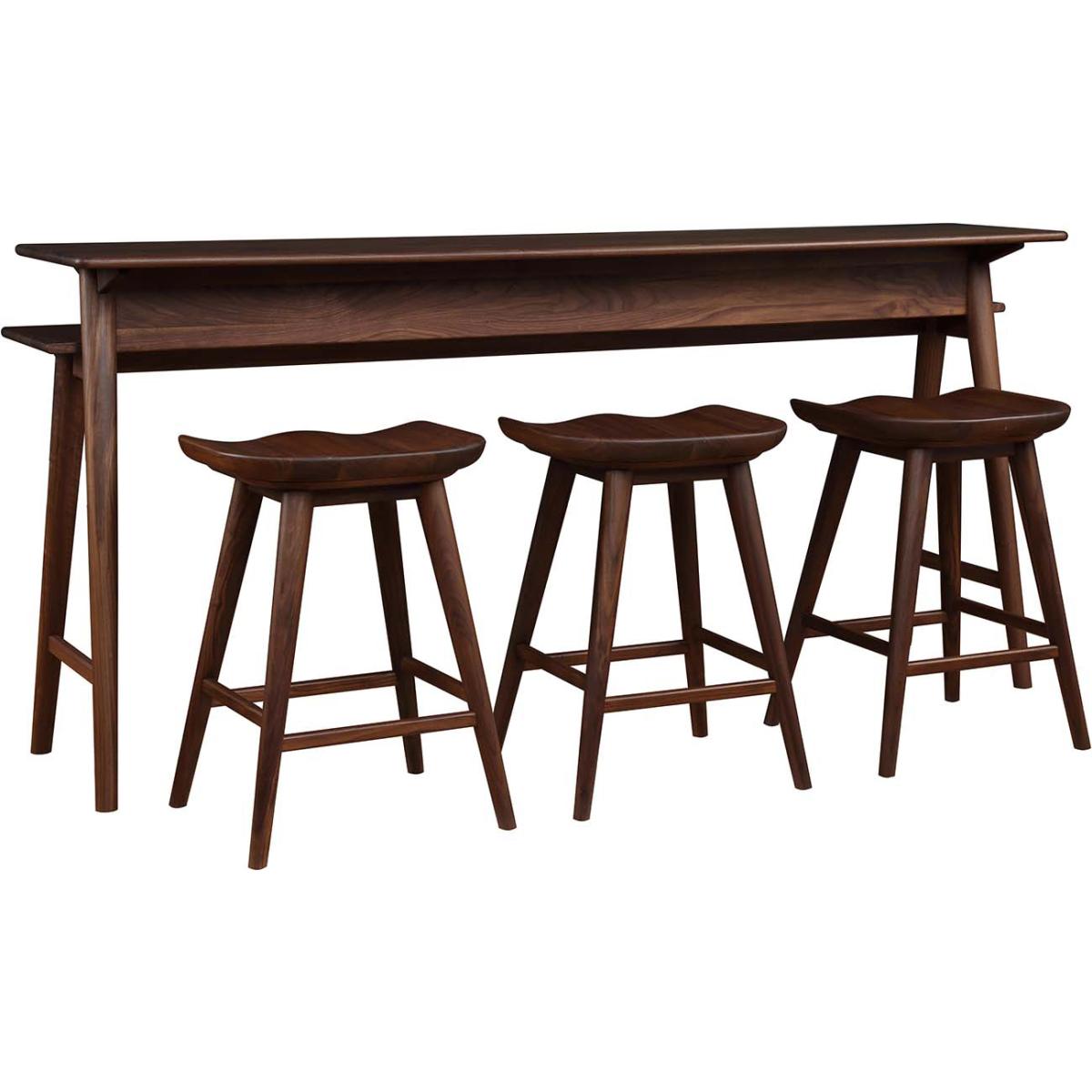 Walnut Grove Gathering Island Sofa Tables Customizable 4