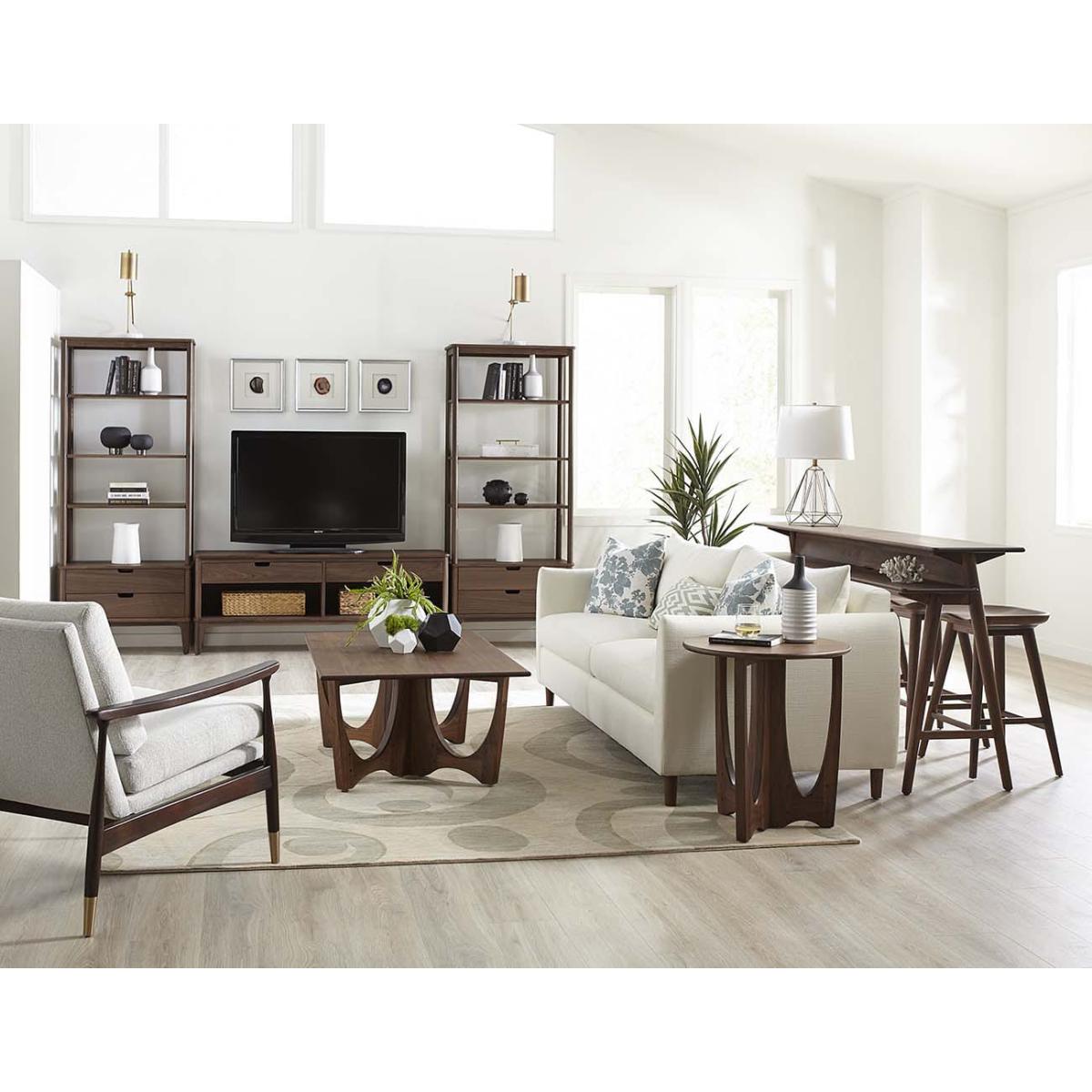 Walnut Grove Gathering Island Sofa Tables Customizable 6