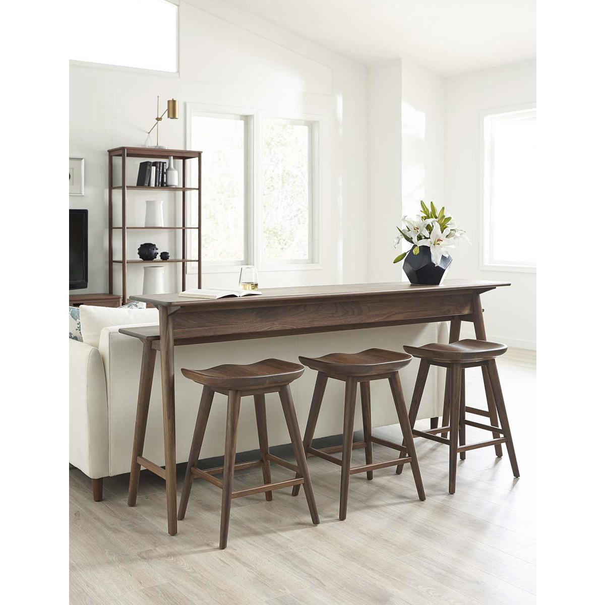 Walnut Grove Gathering Island Sofa Tables Customizable 5