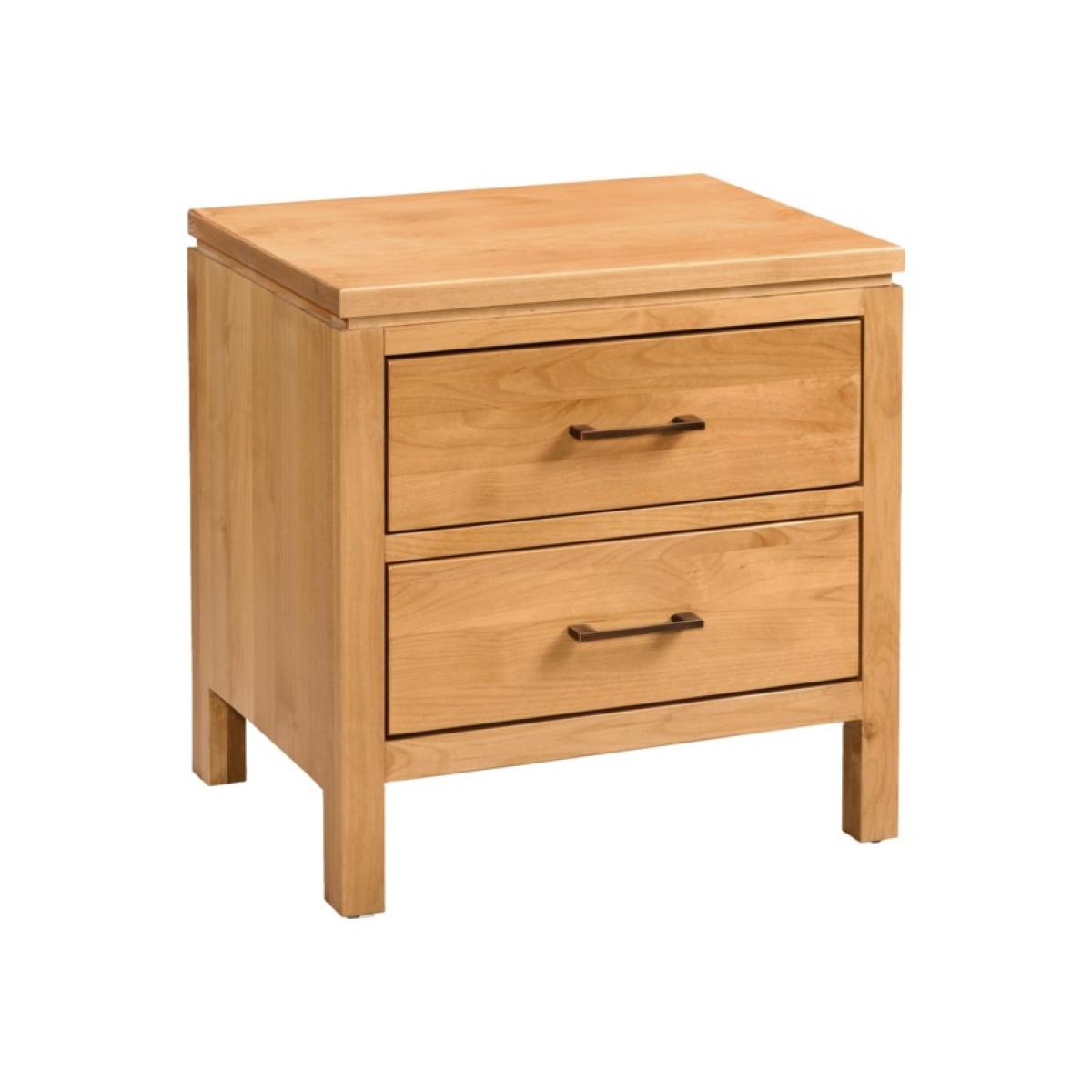 Two West 2 Drawer Nightstand Nightstands Archbold Furniture 4