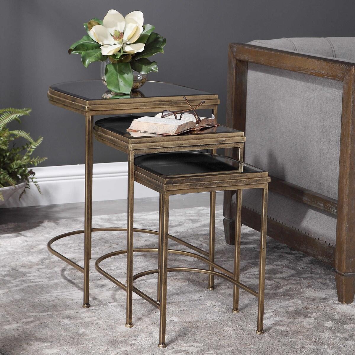 India Nesting Tables Chairside Tables Uttermost 4