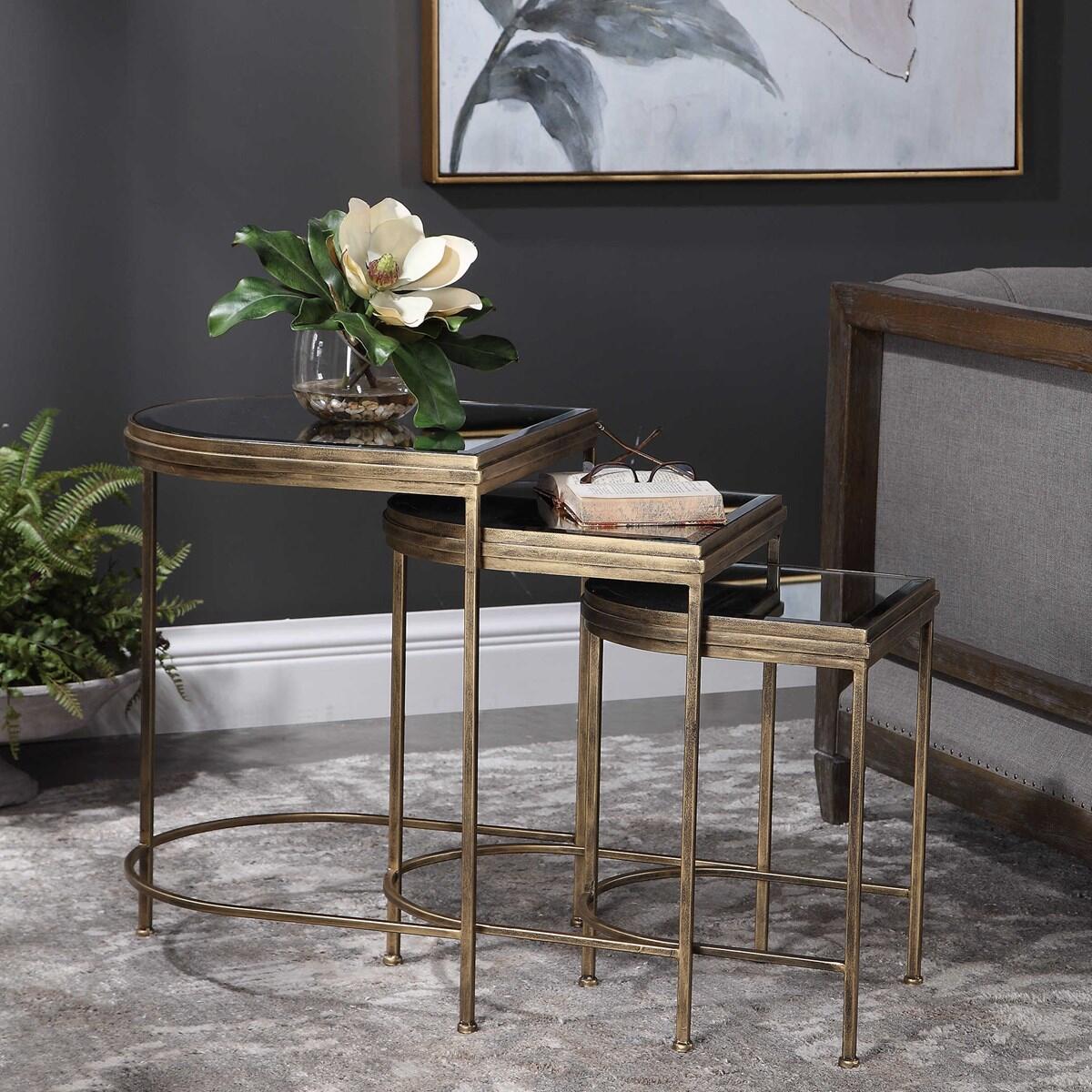 India Nesting Tables Chairside Tables Uttermost 7