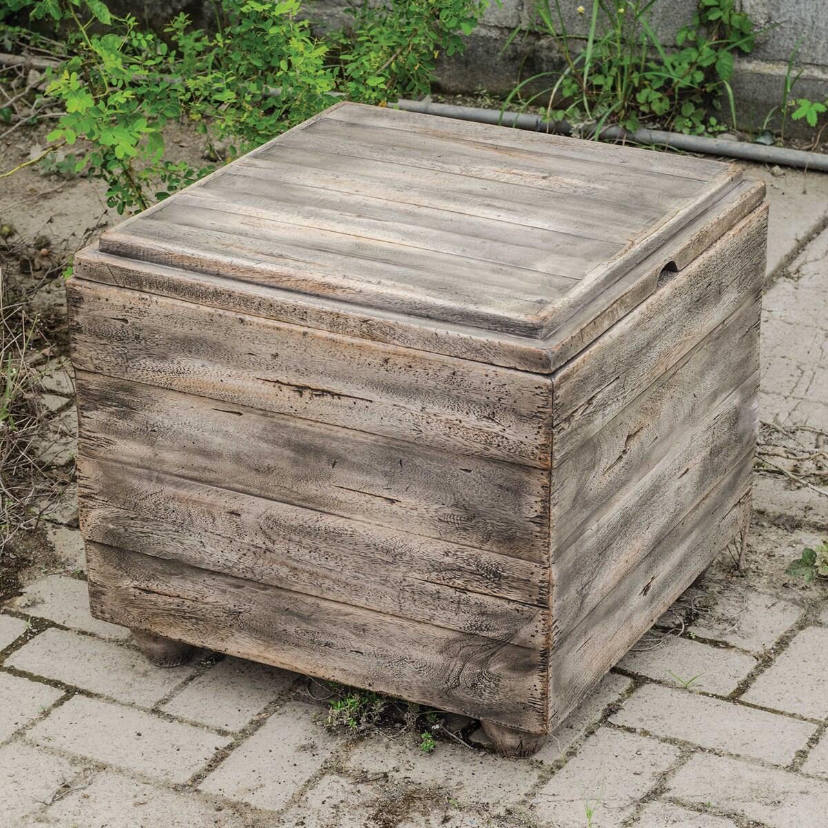 Avner Cube Table Chairside Tables Uttermost 4