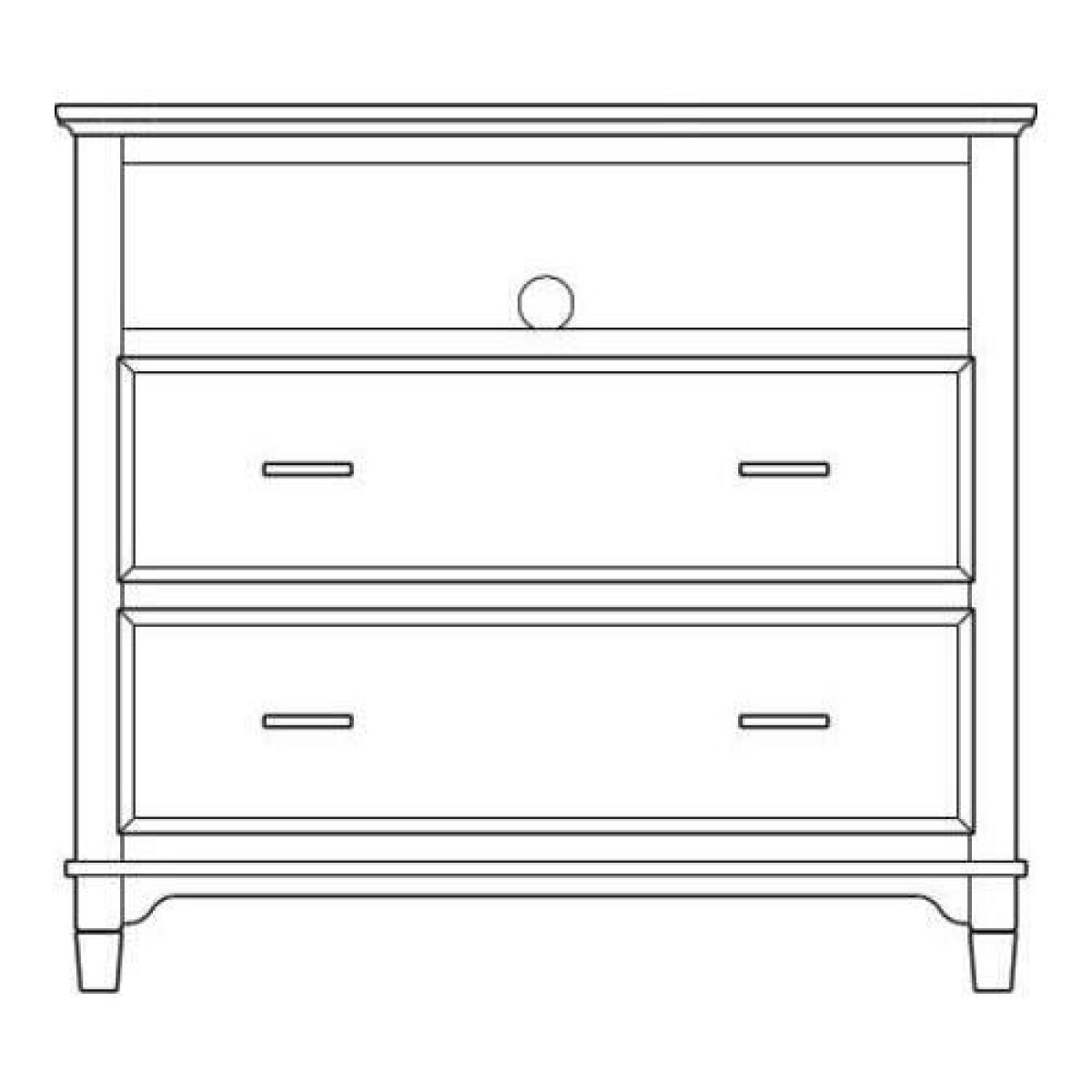 Blue Ridge Dresser Media Drawer Dressers Customizable 4