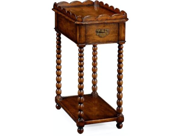 Queen Anne Rectangular Lamp Table Chairside Tables