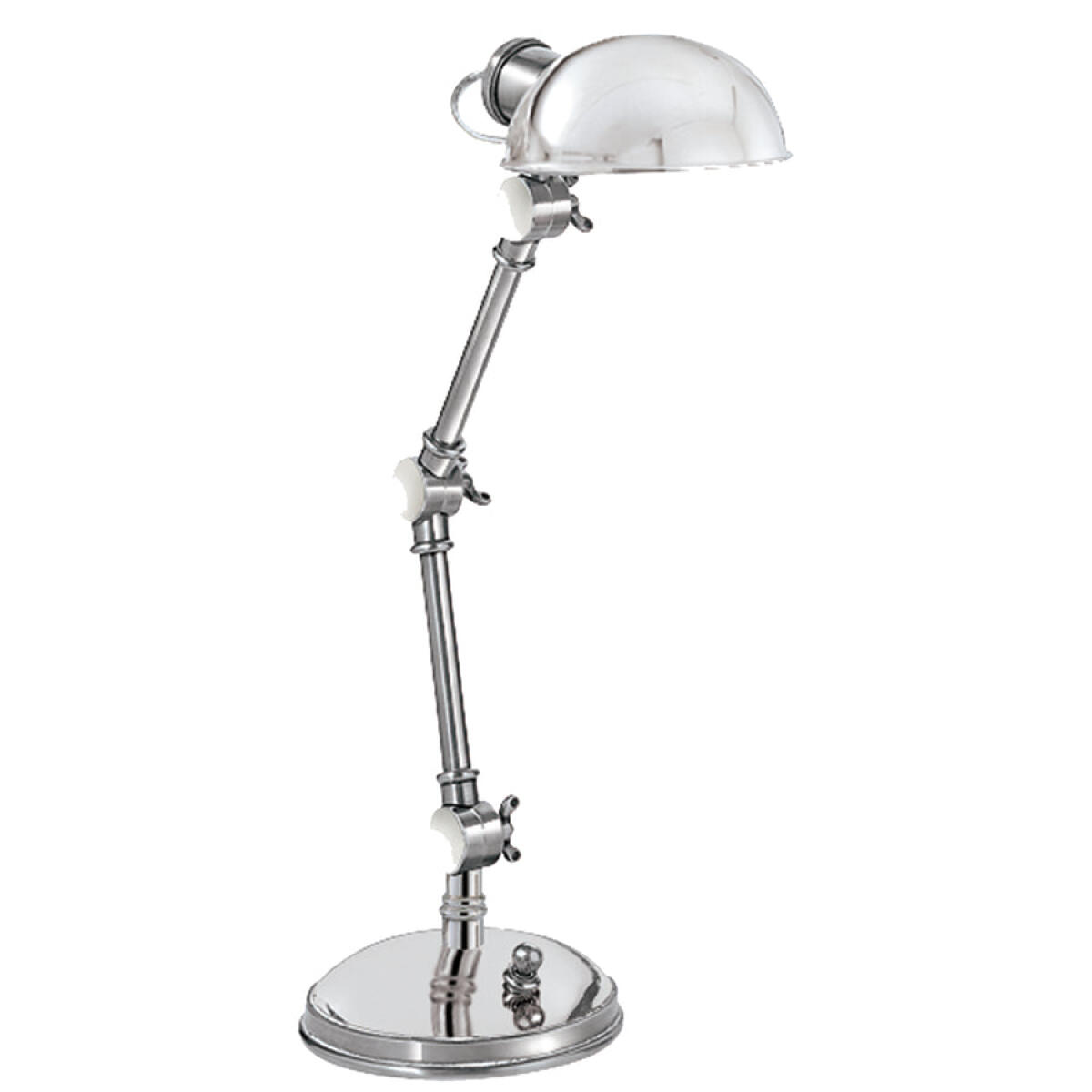E. F. Chapman Pixie 13 inch 25.00 watt Polished Nickel Task Table Lamp Portable Light Lighting Visual Comfort & Company 4