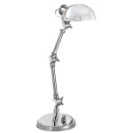 E. F. Chapman Pixie 13 inch 25.00 watt Polished Nickel Task Table Lamp Portable Light
