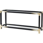 Black Lacquer Console Table