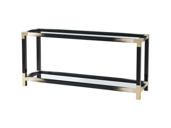 Black Lacquer Console Table Console Tables