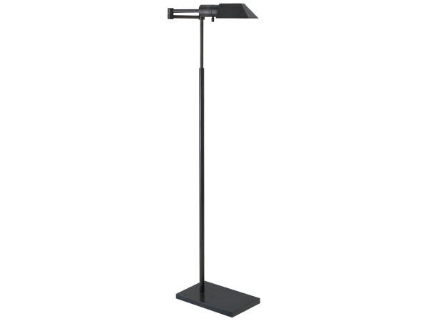 Studio Swing Arm Floor Lamp in Bronze 81134BZ Lighting Visual Comfort & Company