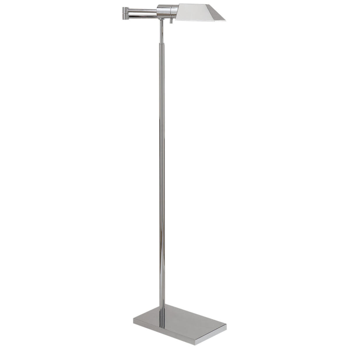 Studio Swing Arm Floor Lamp in Polished Nickle 81134PN Lighting Visual Comfort & Company 4