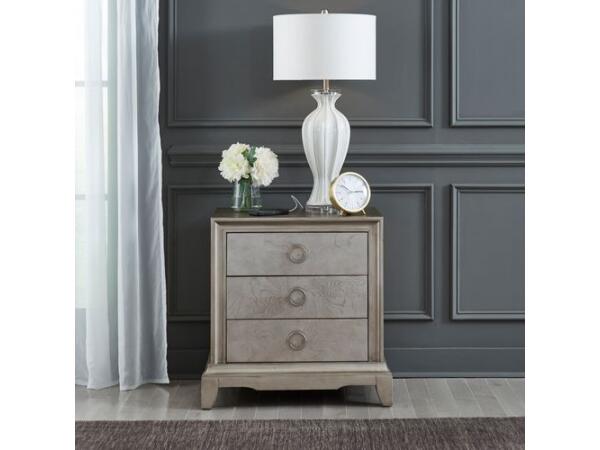 Mapleton 3 Drawer Nightstand in Maple Nightstands Customizable 10