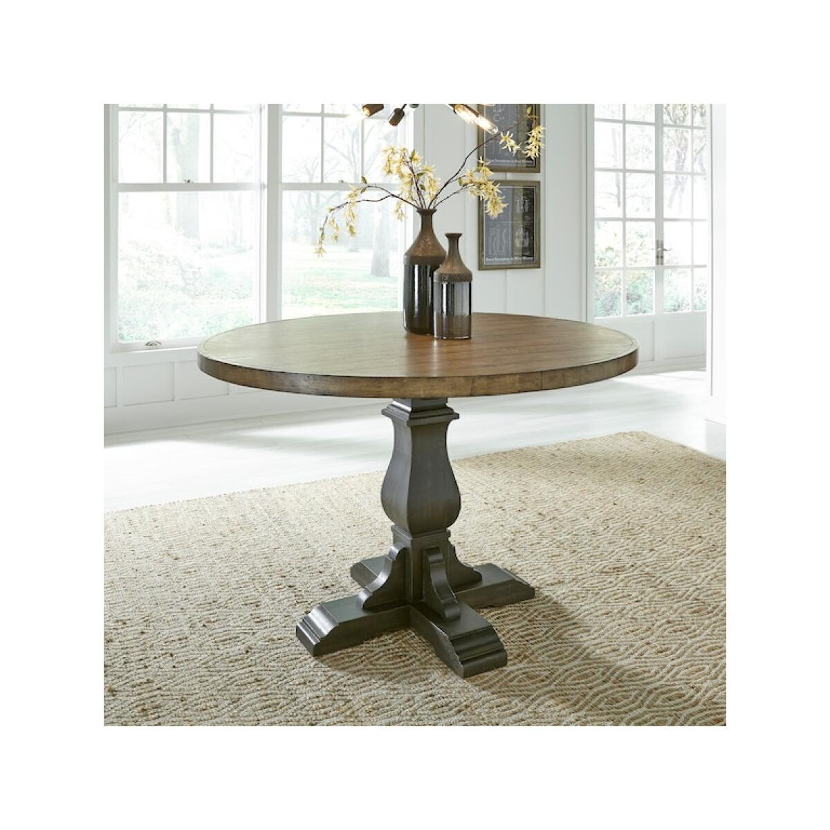 Dining Room Gathering Table Base Dining Tables Liberty Furniture 6