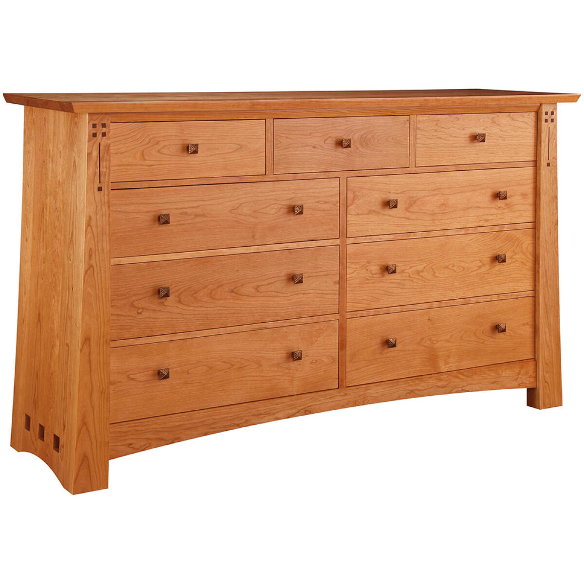 Highlands Master Dresser in Cherry Dressers Customizable 4