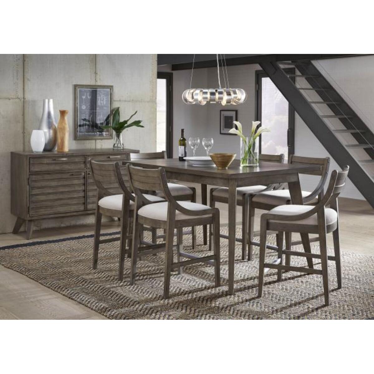 Greystone Pub Table in Ash Brown Dining Tables Legacy Classic Furniture 6