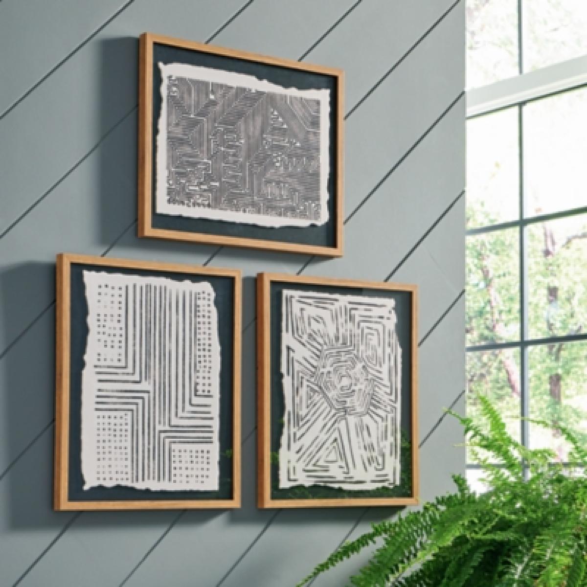 Wonderstow Wall Art (Set of 3) Outlet Home Decor 6