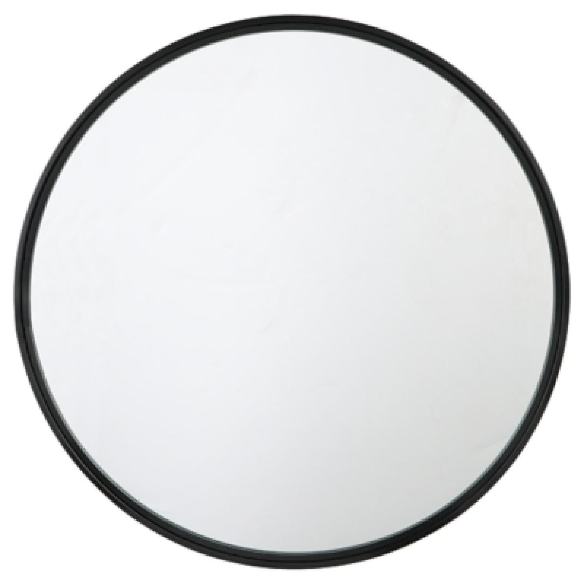 Black Rounded Brocky Accent Mirror Outlet Home Decor 5
