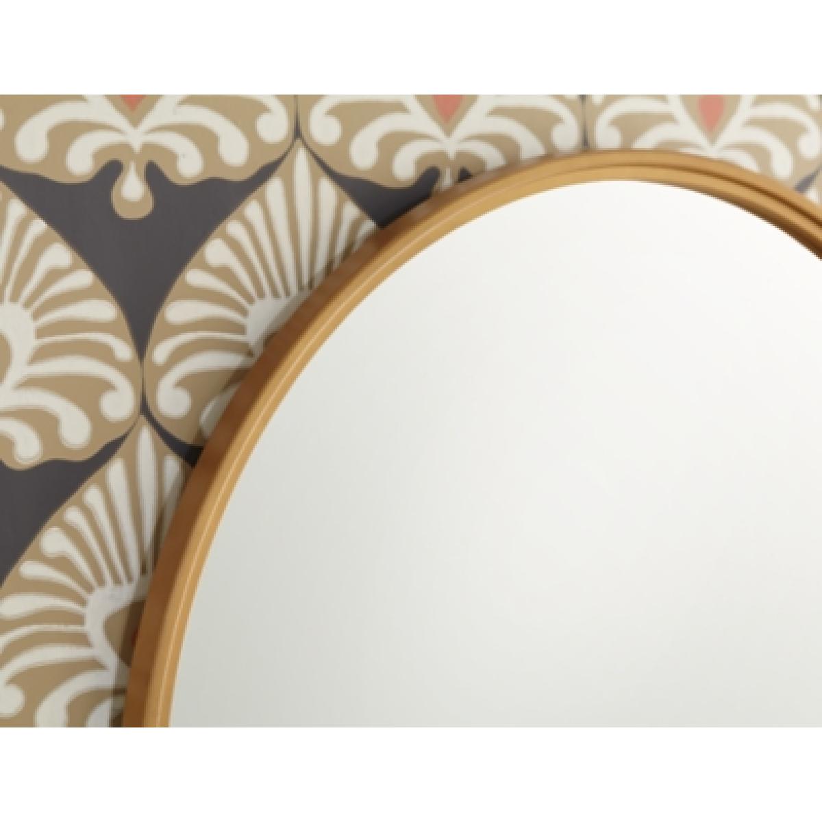 Gold Finish Rounded Brocky Accent Mirror Outlet Home Decor 8