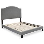 Adelloni Queen Nailhead Trim Upholstered Bed