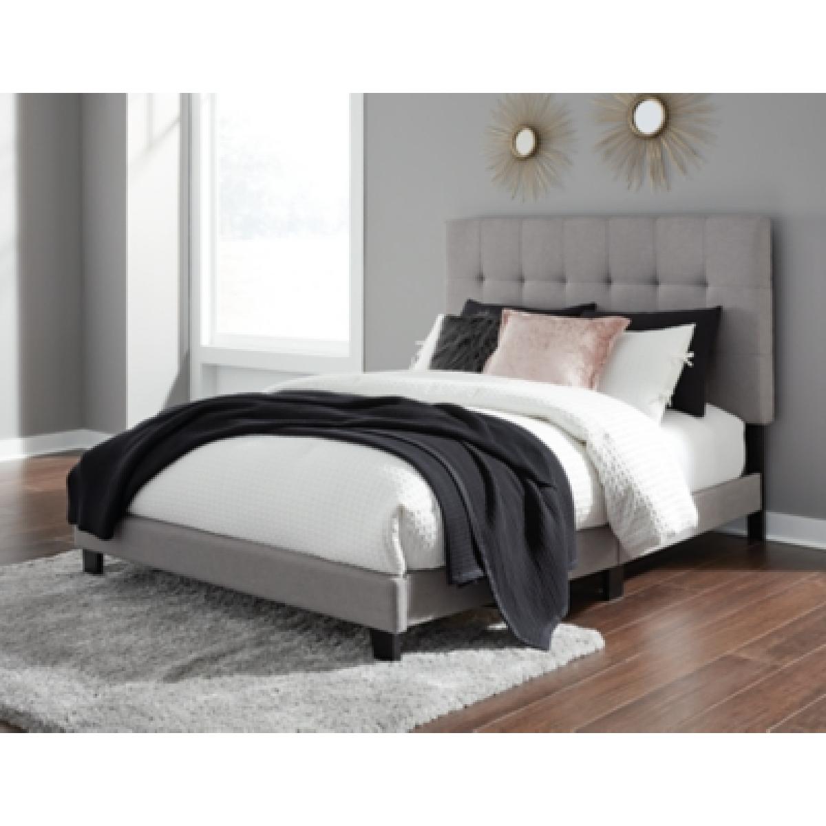 Adelloni Gray Upholstered Queen Bed Outlet Bedroom 10