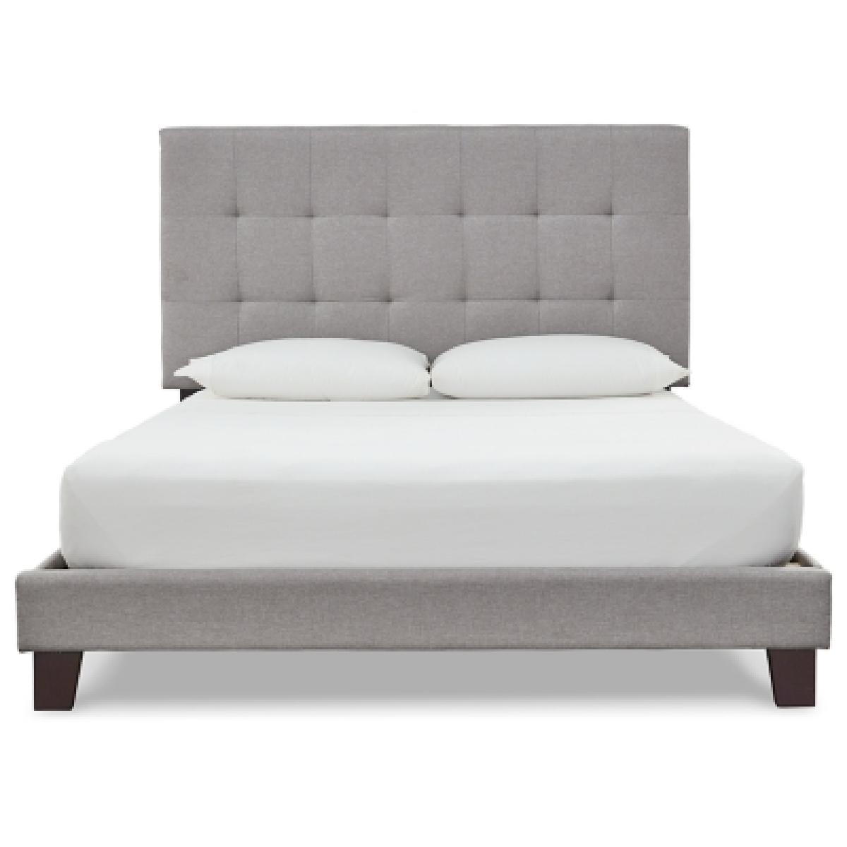 Adelloni Gray Upholstered Queen Bed Outlet Bedroom 7