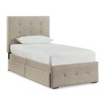 Gladdinson Twin Upholstered Storage Bed