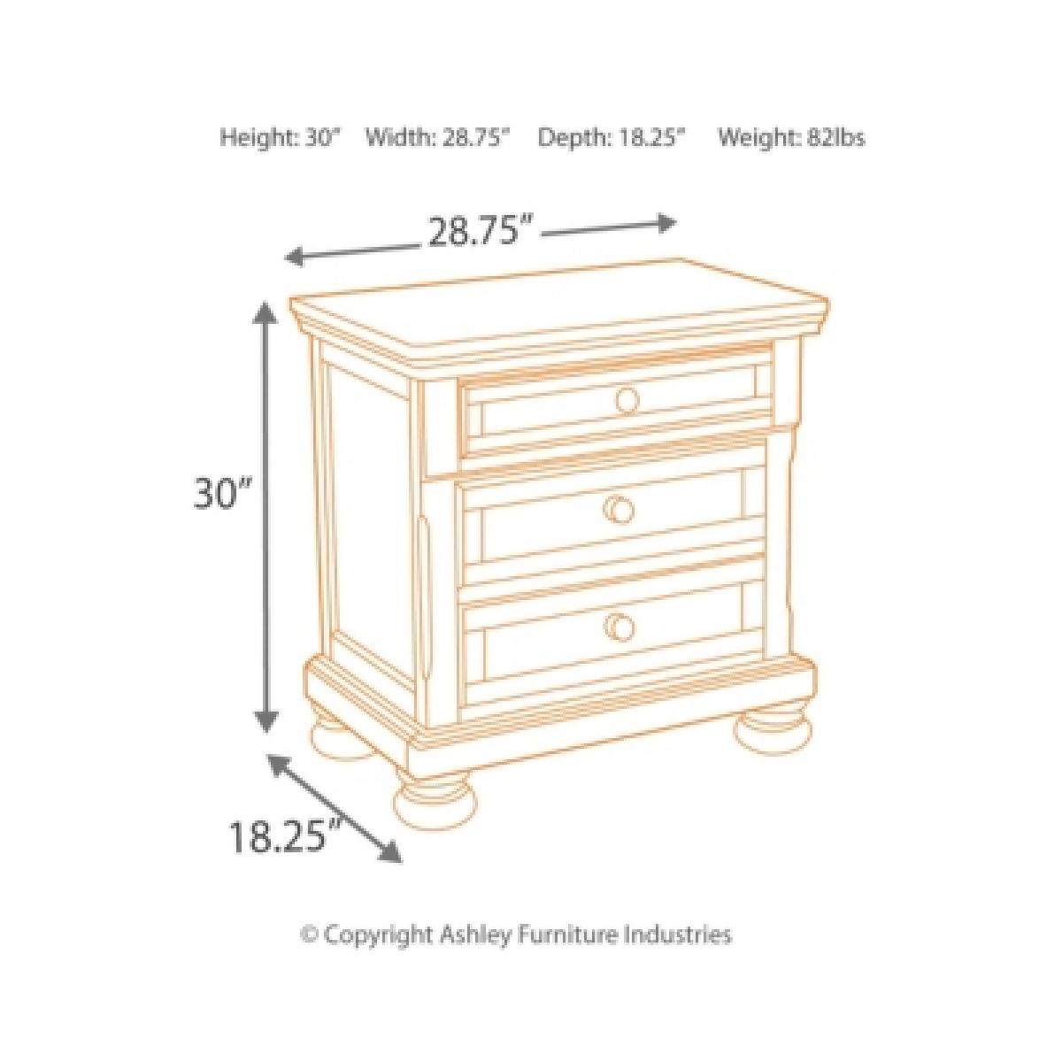 Porter Nightstand Outlet Bedroom 12