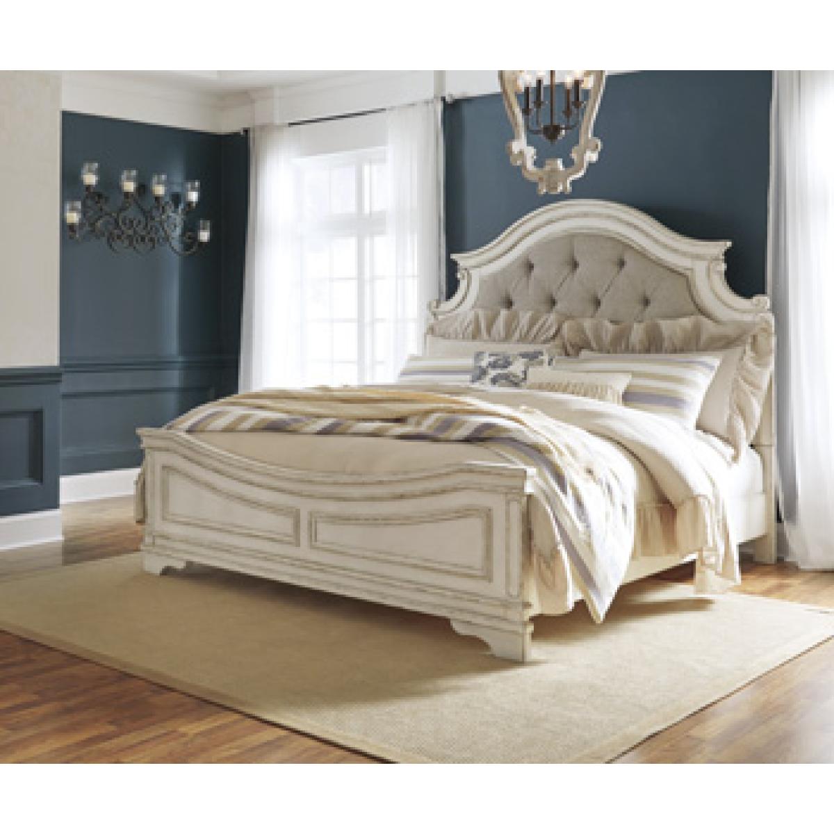 Realyn Queen Upholstered Panel Headboard Outlet Bedroom 4