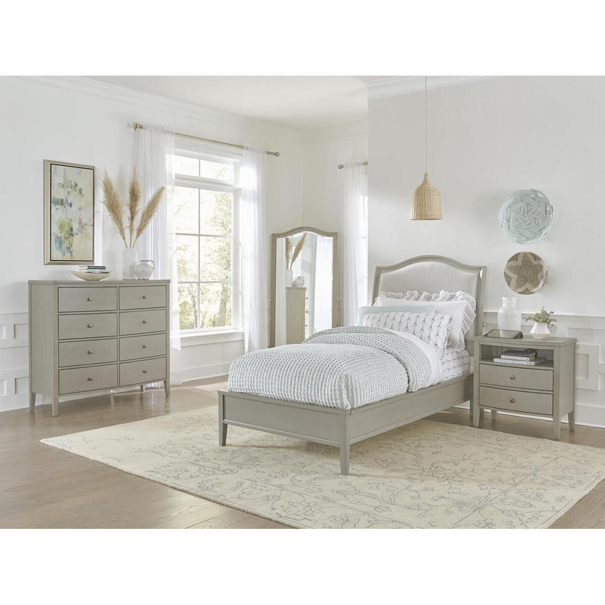 Charlotte 2 Drawer Nightstand Nightstands Aspen Home 6