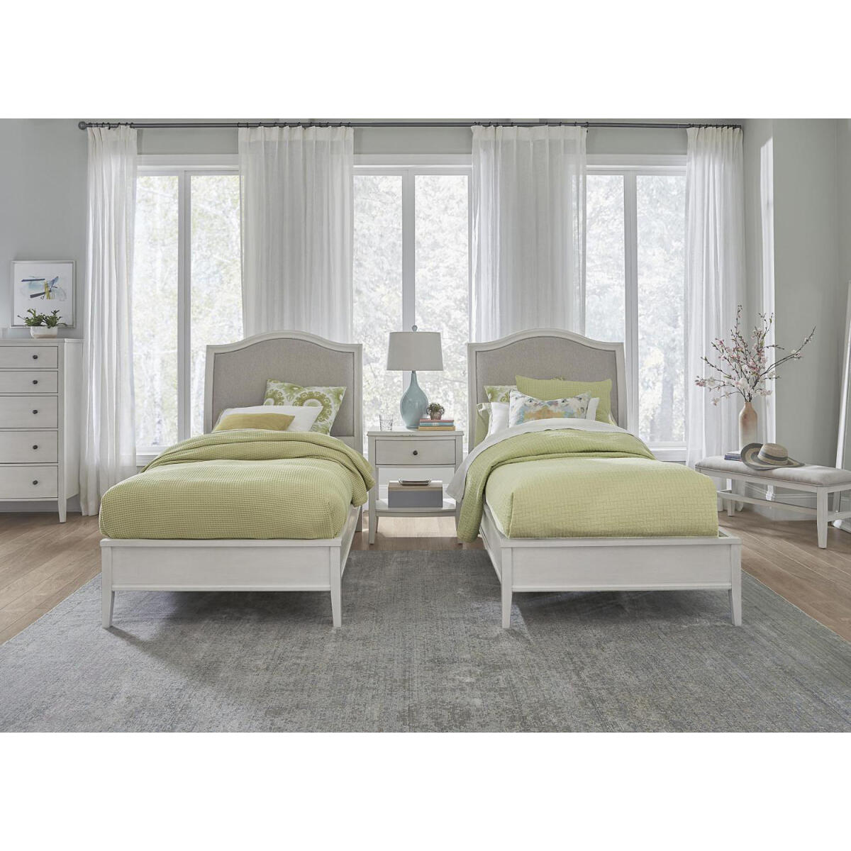 Charlotte 1 Drawer Nightstand Nightstands Aspen Home 6