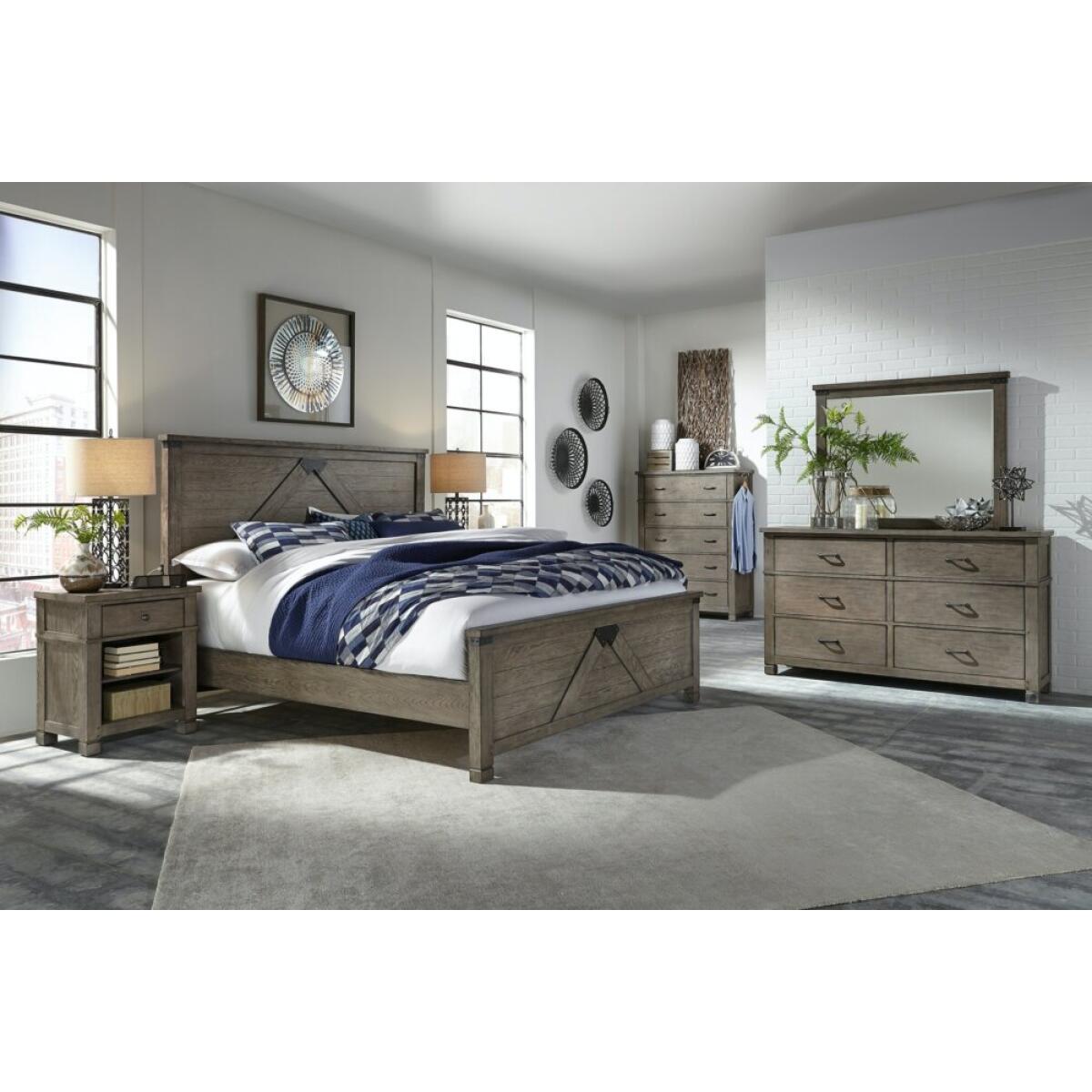 Tucker 1 Drawer Nightstand Nightstands Aspen Home 6