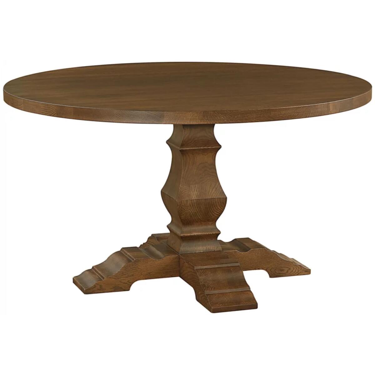 Liam Oak Round Dining Top Dining Tables Bassett Furniture 4