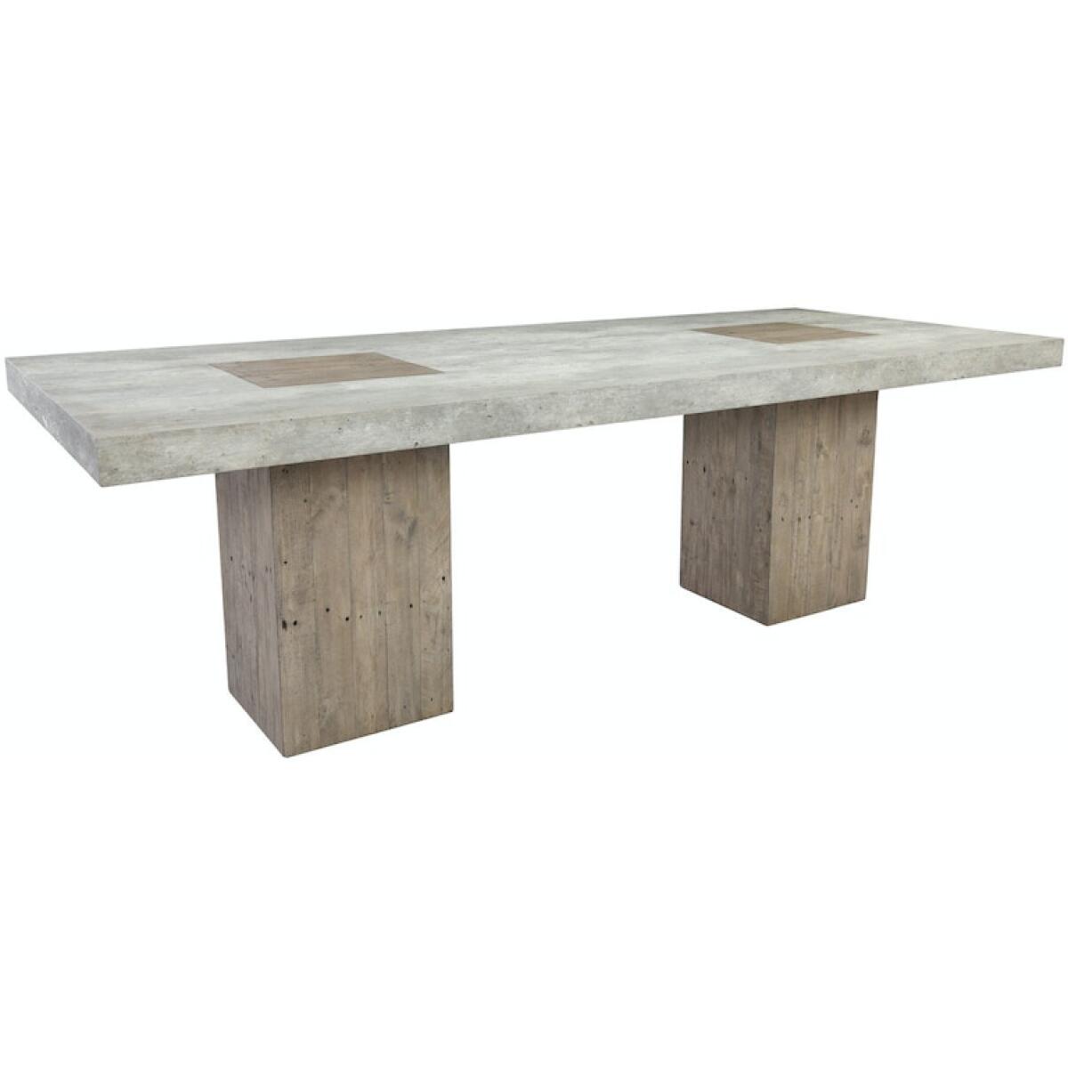 Phoenix 94″ Dining Table in Reclaimed Pine & Concrete Laminate Dining Tables Classic Home 5