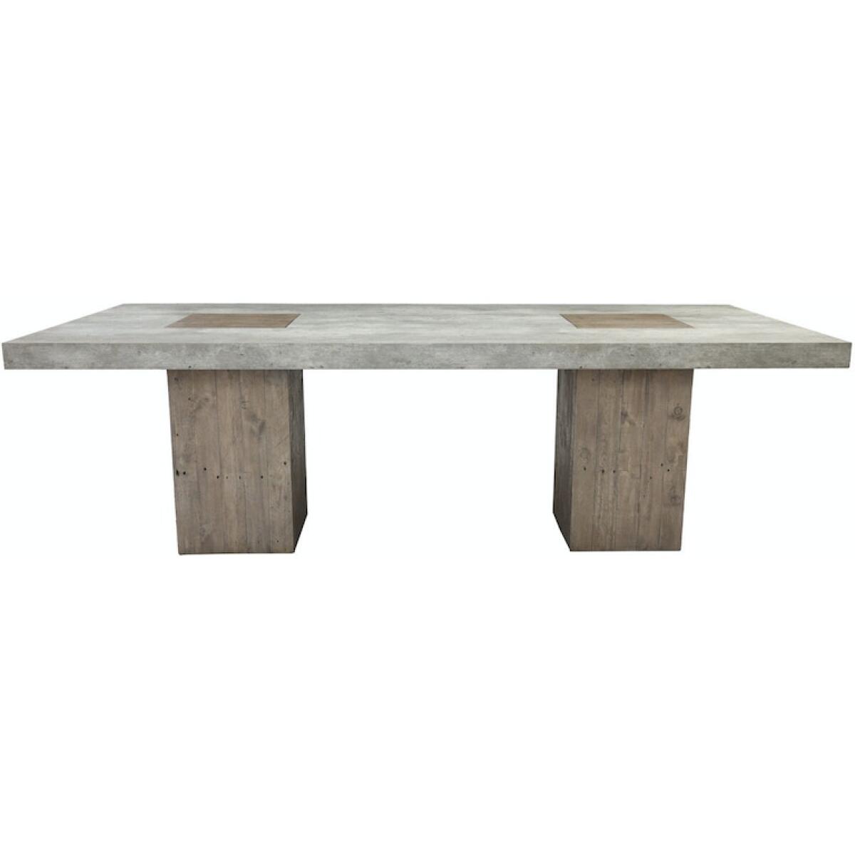 Phoenix 94″ Dining Table in Reclaimed Pine & Concrete Laminate Dining Tables Classic Home 4