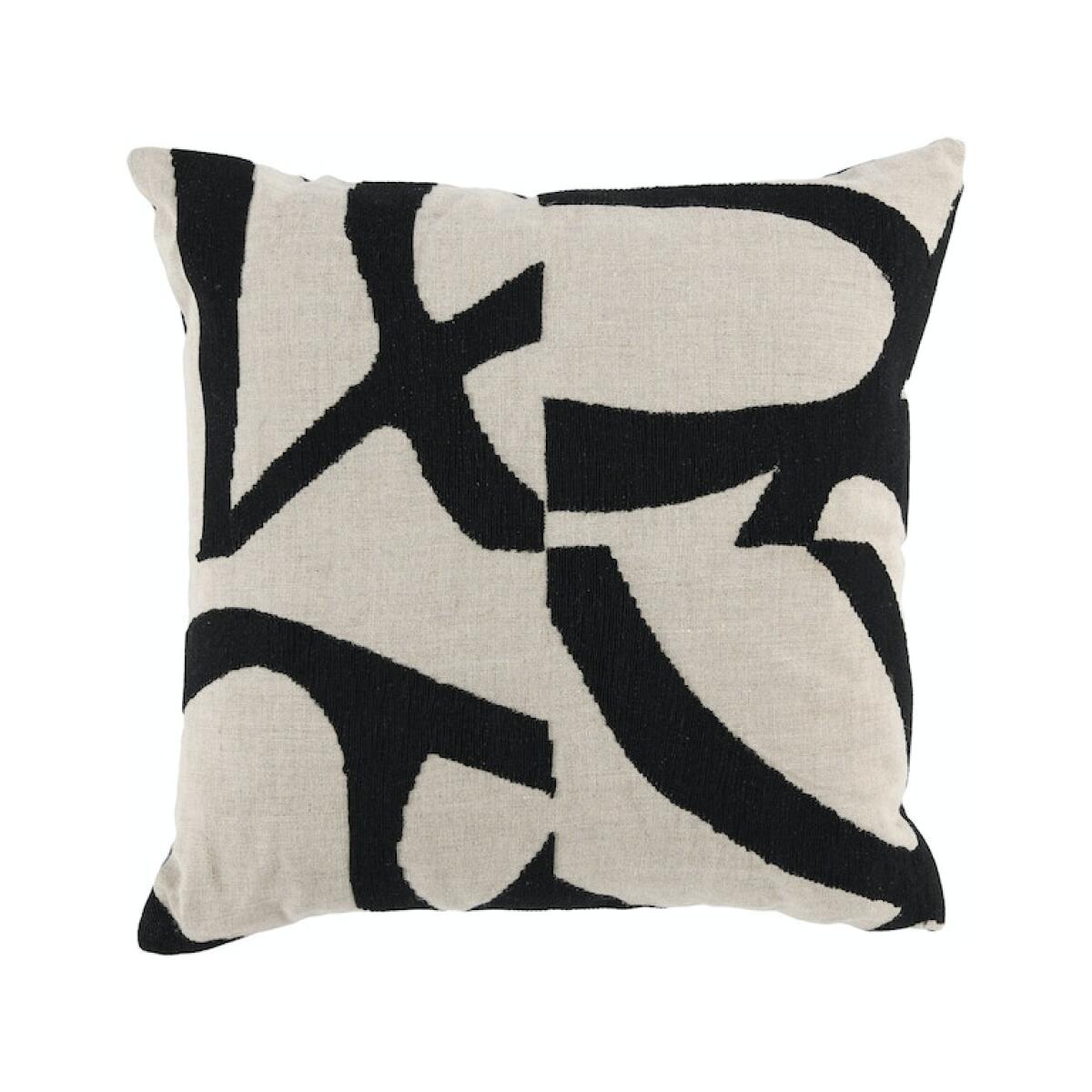 RM Bosa Black/Natural 18×18 Downtown Escape Accent Pillows Classic Home 4